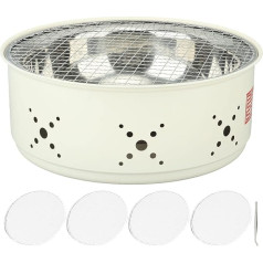 Портативный гриль барбекю многоцелевой пищевой нержавеющей стали мини уголь гриль плита для кемпинга походы пикники теплоизолированные 