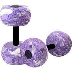 Водные гири, гантели для упражнений в бассейне, 27 см/10,63 дюйма, облегченная конструкция из пенопласта, эргономичные рукоятки для тренировок