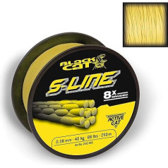 Blackcat Yellow Black Cat S-Line Диаметр 0,38 мм 250 м 40 кг