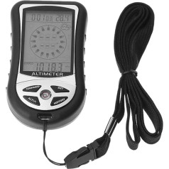Электронный альтиметр | Многофункциональный ручной барометр - дисплей температуры | Портативный прогноз погоды с подсветкой, часы, измерит