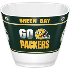 Fremont Die NFL Team Color Plastic Party Bowl - закуски, попкорн, салат, закуски, сальса, дип, сервировка, крупы, приготовление, сервировка, суп - 1 литр