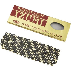 Izumi Стандартная цепь 1/8 x 1/2 (116 звеньев), золото/черный