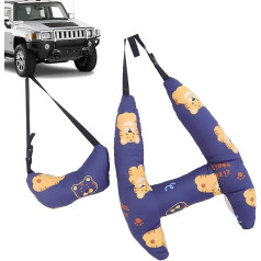 Детский автомобильный подголовник, H-образная форма, подушка для путешествий в самолете - удобная подушка, мягкая подушка для самолета, маш