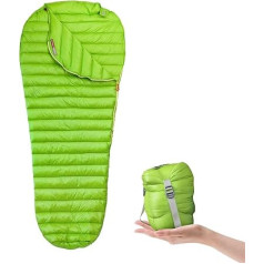 NewDoar ультралегкий гусиный пух спальный мешок весна осень ультра компактный спальный мешок мумия спальный мешок для походов, рюкзаков и кем