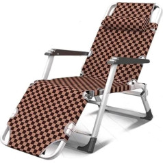 VejiA Sun Lounger Garden Chairs Folding Lounge Chair Lunch Break Nap Chair Single Summer Home Leisure Office Ultralight Portable S