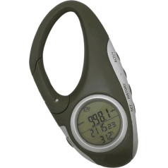 Yardwe Портативный Альтиметр Карабин Барометр Ручной Барометр Альпинистский Термометр Карабин Термометр Ручной Альтиметр Альпинистский Ба