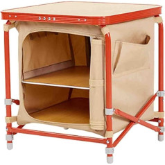 Pop Up складной открытый кемпинг кухонный стол алюминиевый портативный стол для приготовления пищи на открытом воздухе 600D Oxford ткани (2)