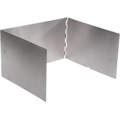 Ronyme ветровое стекло открытый ветровое стекло желобов ветровое стекло задний двор из нержавеющей стали барбекю складной поход горелки рюк