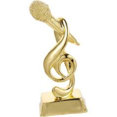 SWAYVES музыкальный трофей микрофон хозяин трофей микрофон награды нота микрофон смолы трофеи