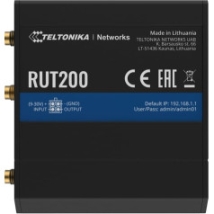 Маршрутизатор 4g/lte rut200 (cat 4), 3g, 2g, wifi, ethernet
