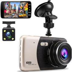 Retoo Автомобильный видеорегистратор с камерой заднего хода Full HD TF