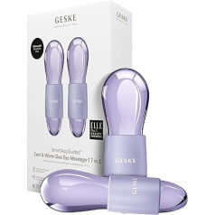 Массажер для глаз GESKE SmartAppGuided™ Cool & Warm Duo | 7 в 1 | Два массажных шарика | Технология нагрева и охлаждения без батареек | Против темных кругов и м