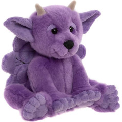 Charlie Bears Portcullis Purple Mythical Gargoyle Fantasy Plush Toy for Kids