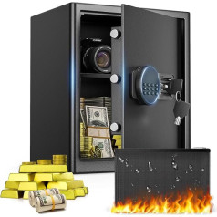 Сейфы для гостиниц и домов 54 л с комбинированным замком, огнеупорная сумка для документов, аварийный ключ, трехболтовое запирание, настенн