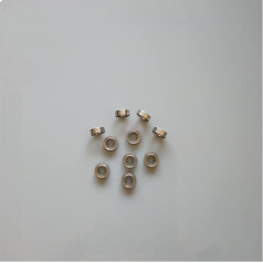 Generisch JEEFUSE 10 Stück 3 x 6 x 2,5 mm SMR63ZZ CB Luftlager ABEC-7 Edelstahl Hybrid Keramiklager Angelrollen MR63