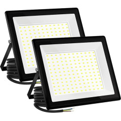 VistaNovaX Светодиодный уличный прожектор 150 Вт промышленный 16500 LM 6500 K дневной свет IP66 водонепроницаемый, эффективный теплоотвод, 85% энергосбер