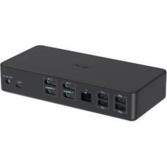 Док-станция usb 3.0 / usb-c / thunderbolt 3 профессиональная двойная 4k дисплей док-станция поколение 2 + доставка питания 100w