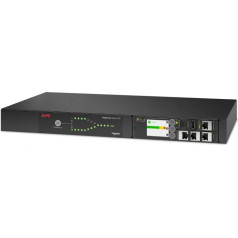 Выключатель источника питания ap4423a rack ats, 230v, 16a, вход c20, выходы 8x c13, 1x c19