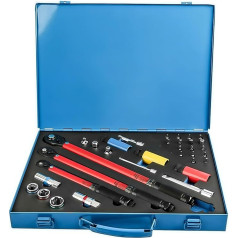 Динамометрический ключ 1/2 дюйма, 3/8 дюйма и 1/4 дюйма, 20-230 Нм, 10-140 Нм, 2-24 Нм, 33 предмета, удлинитель, гнезда для защиты шин, втулка свечи зажигани