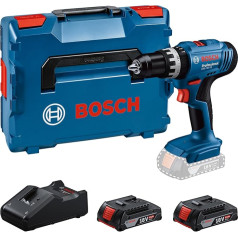 Bosch Professional GSB 18V-25 18 В системная аккумуляторная дрель-шуруповерт (макс. диаметр шурупа: 10 мм, в комплекте 2x GBA 2,0 Ач, GAL 18V-40, L-BOXX)
