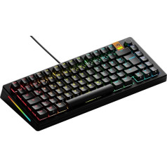 Клавиатура Glorious Gaming GMMK 3 Rapid Trigger, эффект Холла, 8K Polling Rate, MX Mechanical & Magnetic Switches, Hotswappable TKL 75%, Pakkingsysteem, Doubleshot PBT Keycaps, Duitse QWERTZ, Zwart