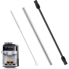 Молочный шланг, полностью автоматическая кофемашина молочный шланг совместим с Eq6 серии из нержавеющей стали молочный шланг и щетка для оч