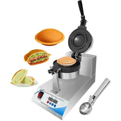 Многослойный бутербродный пресс из эдельшталя с функцией поддержания температуры и таймера, с разгрузкой на 180° для однородного эрзаца, в 