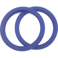 OUUOYSD Sourcingmap O-Ringe aus Nitrilkautschuk Dichtscheibe 2 Stück Polyurethan-Öldichtring for Hydraulikzylinder, Wellenloch Typ UN/UHS/U/Y, allgemeiner Dichtring, Dichtungslippe