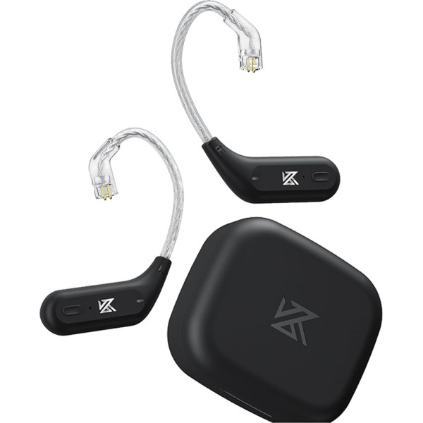 YINYOO KZ AZ09 Кабель для обновления Bluetooth 5.4, KZ ZS10 PRO Беспроводной адаптер C Pins для ZSN PRO/ZSN PRO-X/zs12 pro x/ZS10 PRO X/EDX PRO/ZAR/AS16 PRO/PR2/ZS10 PRO 2/DQS/C10/CRA cca (Cpins, Black)