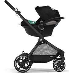 Коляска CYBEX Gold EOS 2-в-1 с детским креслом Aton B2 i-Size и адаптером для детского кресла, система для путешествий, от рождения до 22 кг (около 4 лет), Moon B