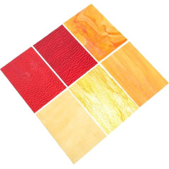 HOMSFOU 6 Шт. Водная рябь Мозаика Стекло Панели для Церкви Проекты Витраж Украшения и DIY Мозаика Ремесла для Любителей Искусства и Дизайна