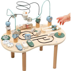 Tyinerc Baby Activity Table - детский стоячий учебный центр | образовательная игрушка для детей для семьи в помещении на открытом воздухе на день рожден
