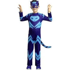 Funidelia Catboy PJ Masks Костюм для мальчиков, официальная лицензия, размер 3-4 года мультфильм, Catboy маскарадный костюм для детей, для вечеринок, карна