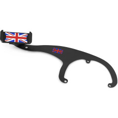 Автомобильный держатель телефона, совместимый с Cooper R60 R61 Countryman Paceman с подставкой, вращающийся зажим для 3,5-5,5-дюймового телефона, поддержка (