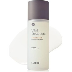 BLITHE Vital Treatment 9 Essential Seed Essence Toner with Niacinamide - Осветляющий тонер для лица с зеленым чаем, фенхелем и чиа для чувствительной кожи 150 мл