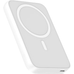 Беспроводной банк питания, магнитный беспроводной банк питания, 10000 мАч, 20 Вт, быстрая зарядка портативного зарядного устройства (вход и вы