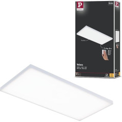 Paulmann Velora LED Panel 79816, квадрат, с 1 x 13 Вт потолочным светильником, белая матовая световая панель, металлический потолочный светильник 3