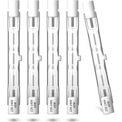 Klarlight галогенная штанга 78 мм 48 Вт R7s галогенные лампы теплый белый 2700 K диммируемый 230 В T3 J78 линейный галогенный прожектор 750 LM для работы без