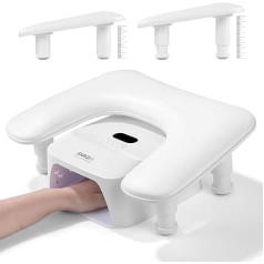 Новая регулировка высоты руки отдых ногтей салон: U-образные запястья отдых руки для ногтей Tech PU кожаный отдых руки для ногтей студии для но