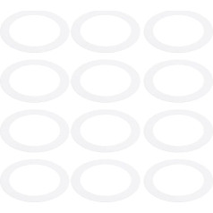 PATIKIL Goof Rings Внутренний диаметр 3.98 дюймов, внешний диаметр 5.51 дюймов, упаковка из 12 металлических колец для встраиваемых точечных светильник