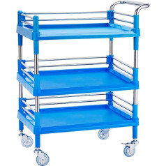 YGCBL Многофункциональная тележка для хранения, транспортные средства для утилизации, 3 полки для медицинских приборов с бесшумными колесам