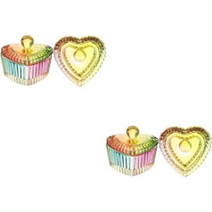 Beaupretty Pack of 4 Colourful Crystal Cup Nail Monomer Nail Polish Wash Bowl Peel Off Nail Remover Bowl for Acrylic Nails Nail Glue for Acrylic Nails Acrylic Monomer Glass Nail Frame Main