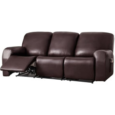 ‎Vctops vctops 8 шт. водонепроницаемые чехлы для дивана из искусственной кожи, растягивающиеся, мягкие, 3-местные, диванные чехлы, нескользящие ди