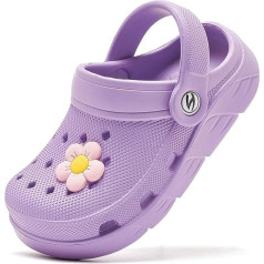 HOBIBEAR мальчики и девочки сад сабо скольжения на сандалии пляж вода обувь (малыши / малыши / большие дети)