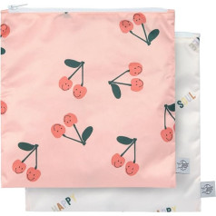 LÄSSIG Многоразовая сумка для хранения Сумка для закусок 2шт/сумка для закусок