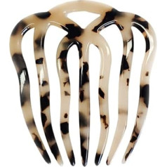 Расческа для волос Twist Hair Comb Wavy 7 зубцов Ацетат Антистатический Винтаж Черепаха Shell Зажим для волос C