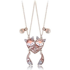 Ожерелья дружбы Ozmw, ожерелья дружбы для 2 девочек, подарок на день рождения лучшей подруге, 2 штуки, металл