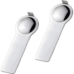 Nomination Charm Tool, Pack of 2 Nomination Bracelet Tool, Italian Charm Bracelet Tool to Add and Remove Nomination Charms, Stainless Steel Bracelet Accessory Tool (Silver), Stainless Steel