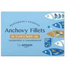by Amazon MSC Филе анчоусов в подсолнечном масле, 6 x 50 г.