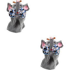 YARNOW Ручная кукла игра слон кукла игрушка детская игрушка имитация животного ручной куклы животное чучело ручной куклы очаровательный руч